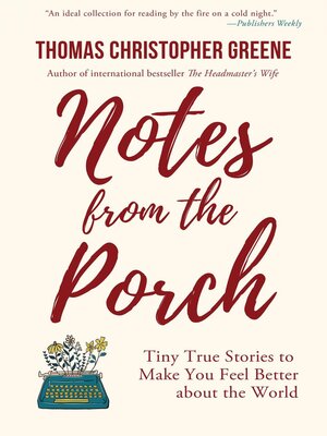 Notes from the Porch - ebook
